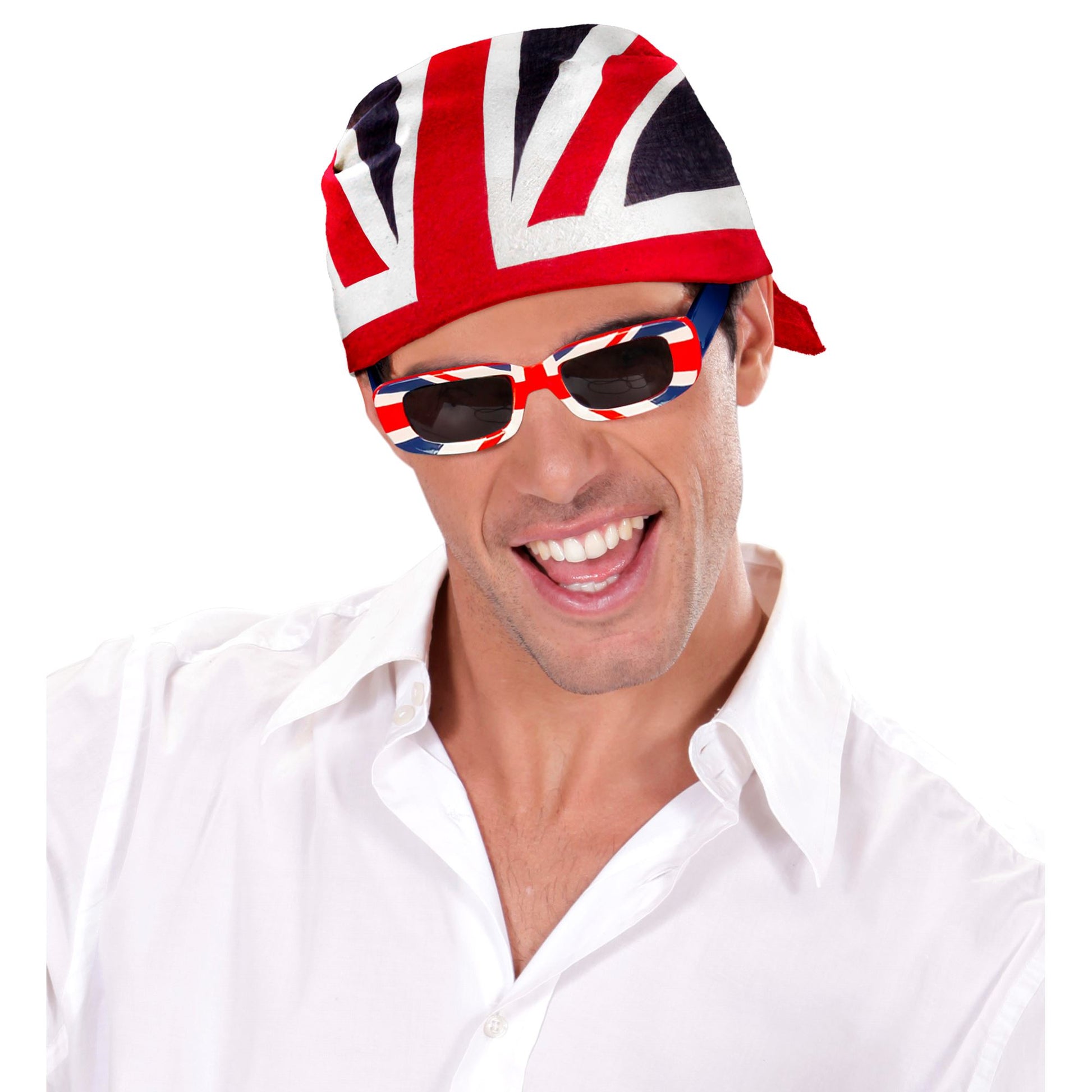 "GREAT BRITAIN BANDANA" 55x55 cm - 100% Baumwolle – Ansicht 5