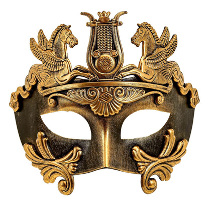 "GRIECHISCH - RÖMISCHE ANTIKE GOLDENE AUGENMASKE" – Vorderansicht