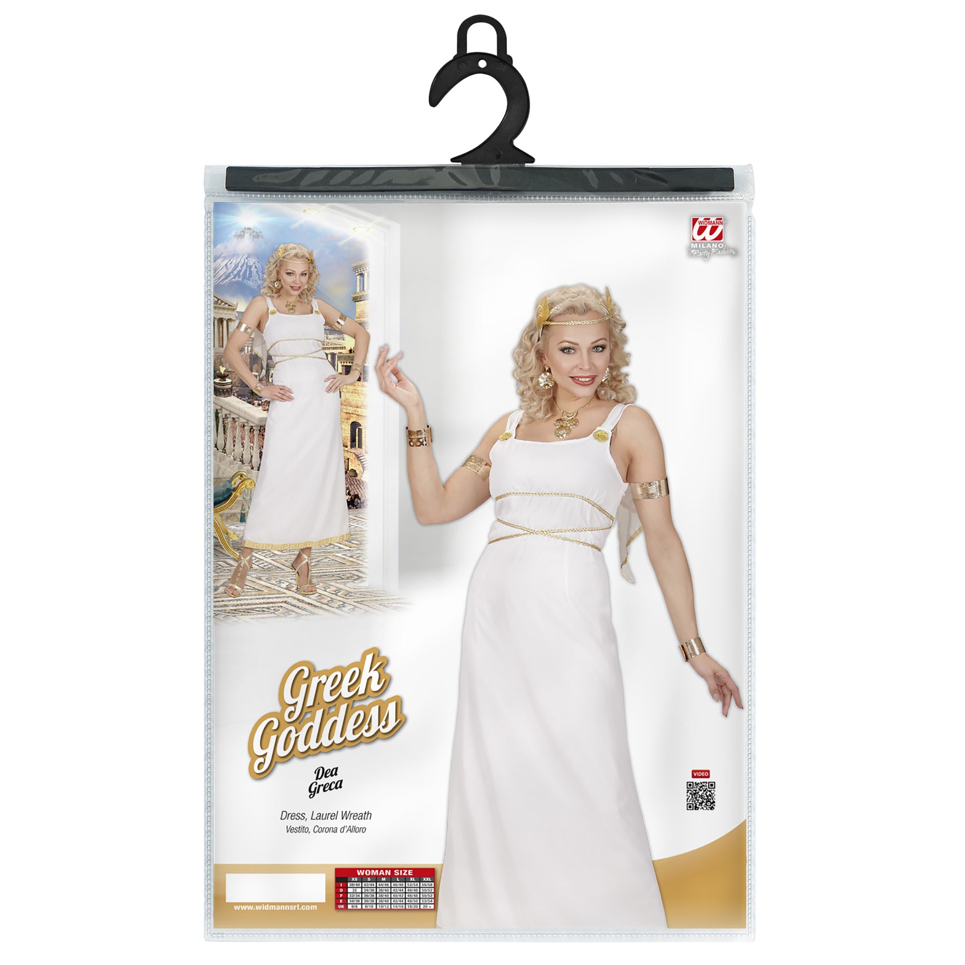 "GRIECHISCHE GÖTTIN" (Kleid, Lorbeerkranz) – Ansicht 4