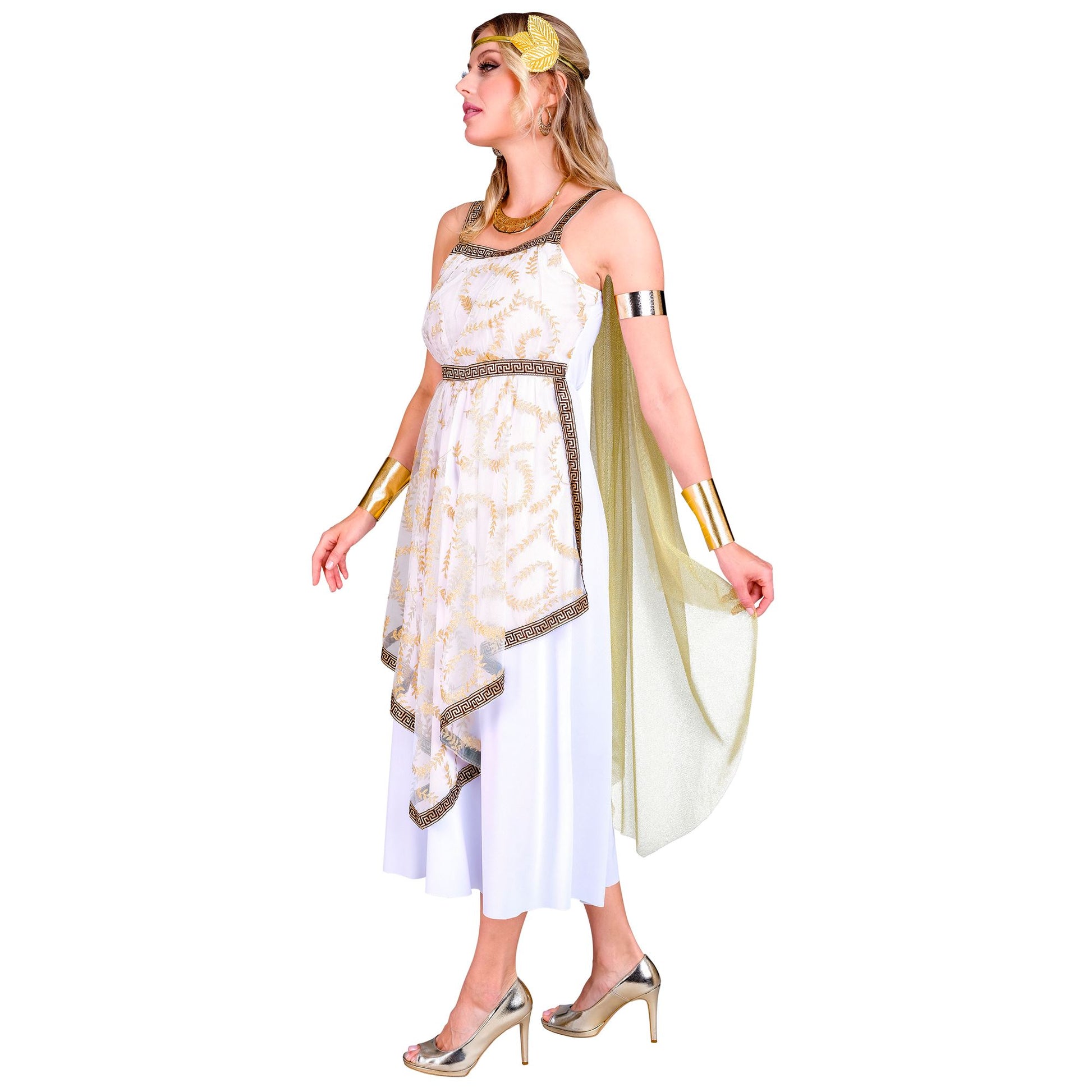 "GRIECHISCHE GÖTTIN" (Kleid mit Schulterumhang, Lorbeerkranz) – Ansicht 3