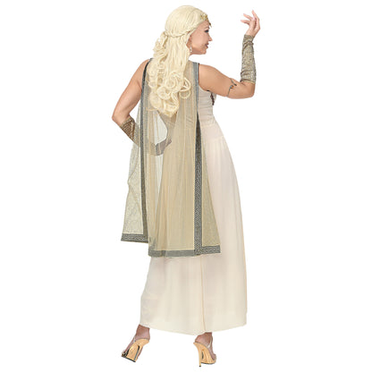 "GRIECHISCHE/RÖMISCHE GÖTTIN" (Kleid mit Umhang, Armstulpen, Kopfschmuck) – Ansicht 3