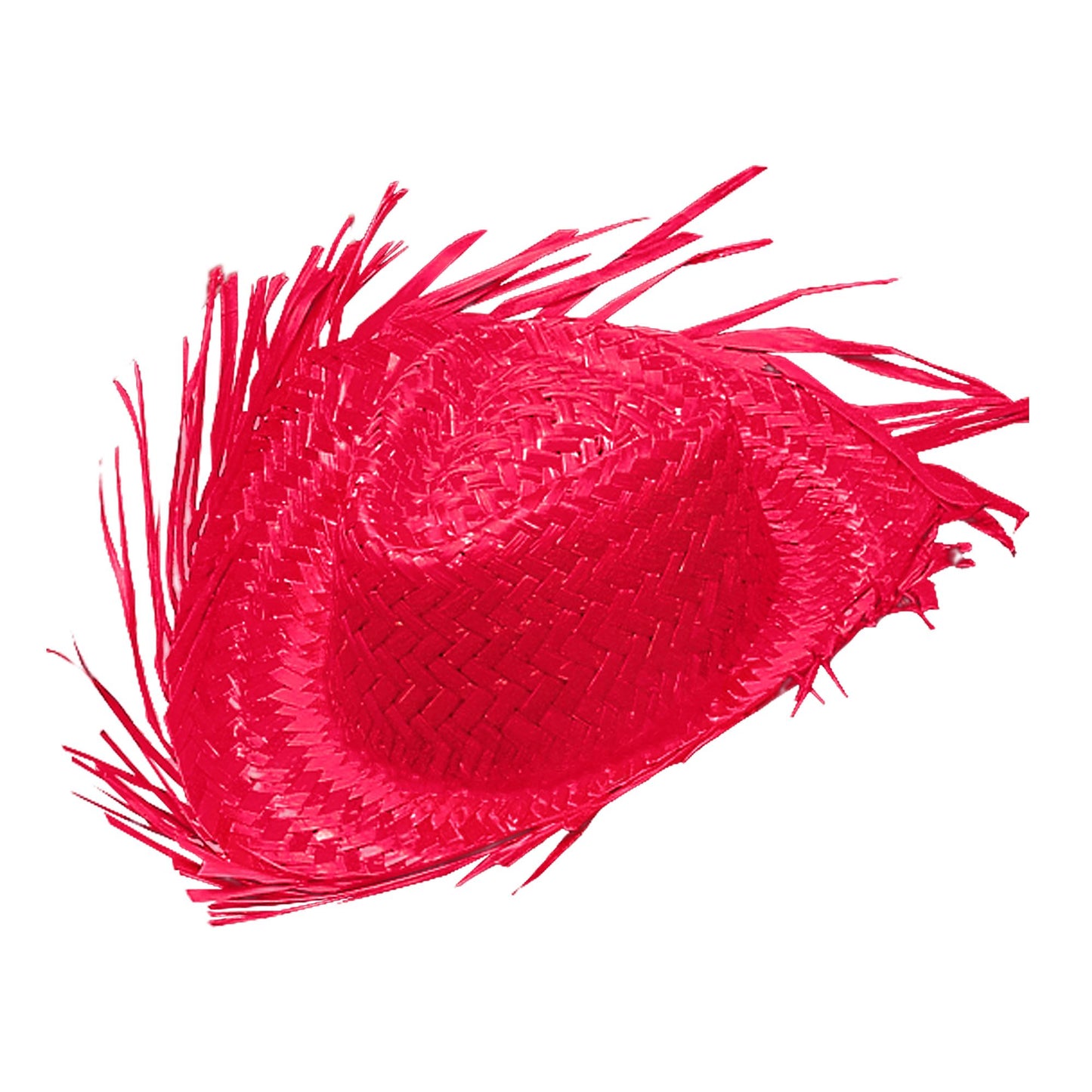 "GRINGO STROHHUT PINK" – Vorderansicht