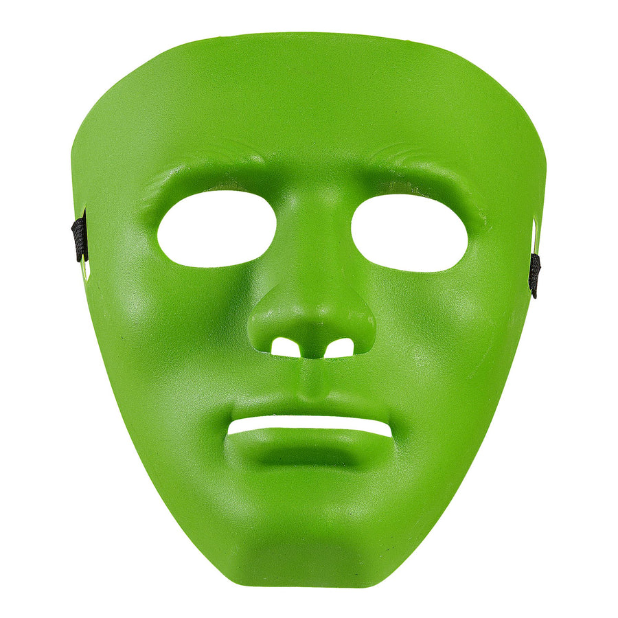 "GRÜNE ANONYMOUSMASKE" – Vorderansicht