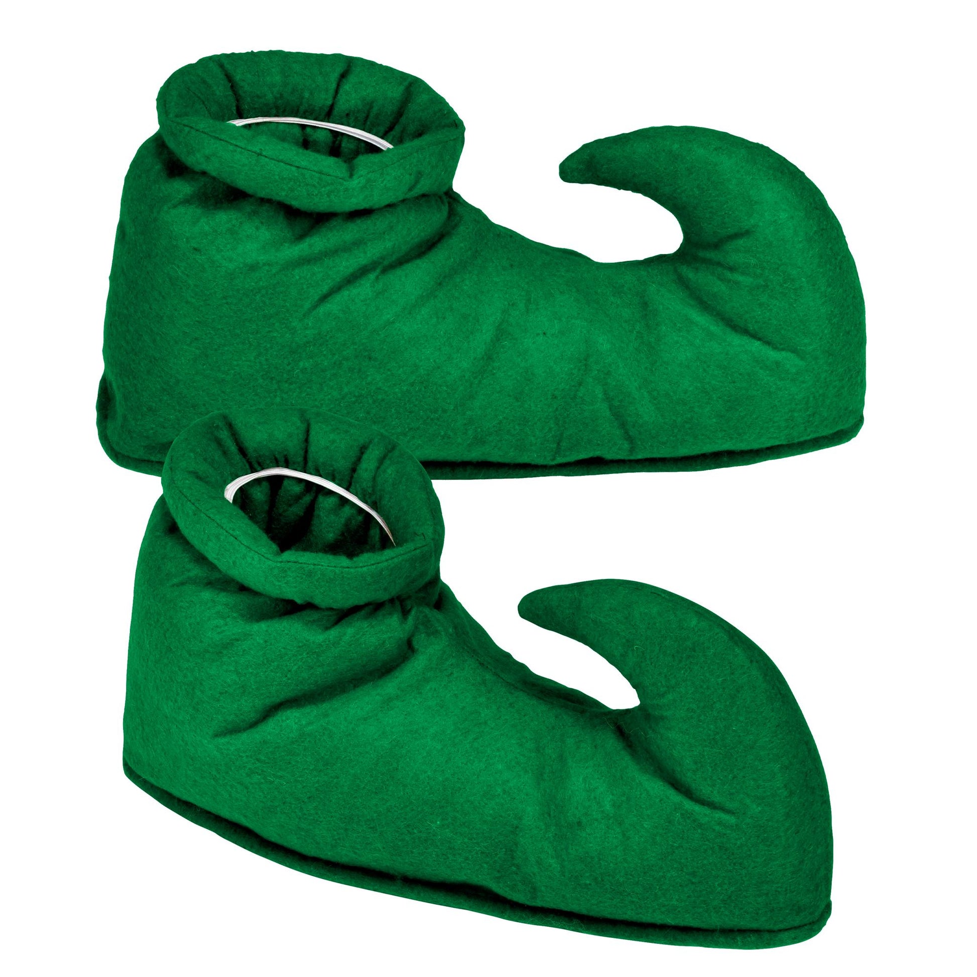 "GRÜNE ELFEN SCHUHÜBERZIEHER" – Vorderansicht