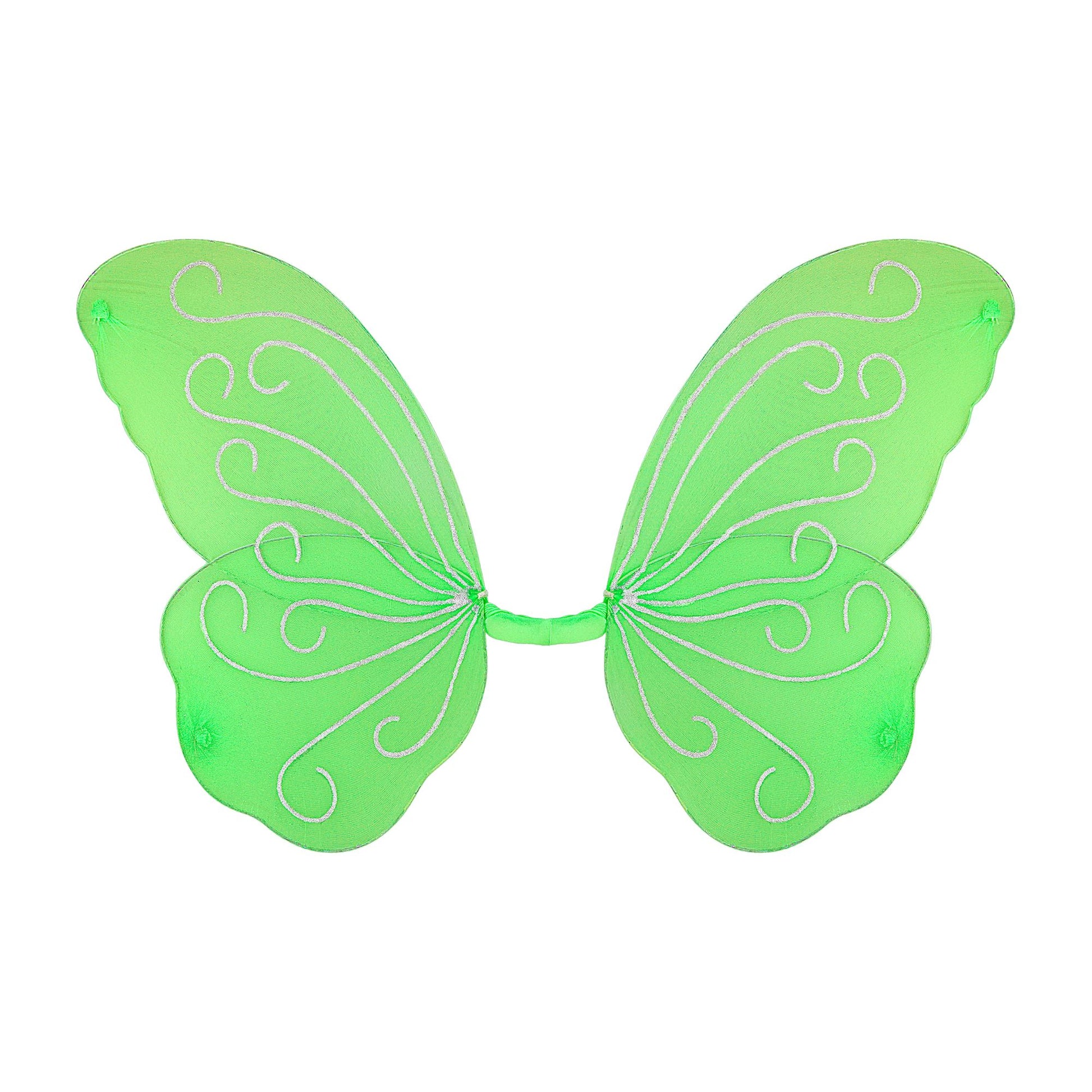 "GRÜNE SCHMETTERLING FLÜGEL" 85x50 cm – Vorderansicht