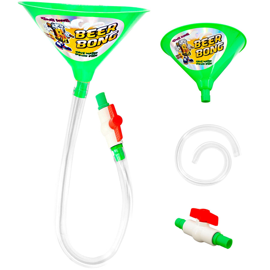 "GRÜNER BIER BONG" – Vorderansicht