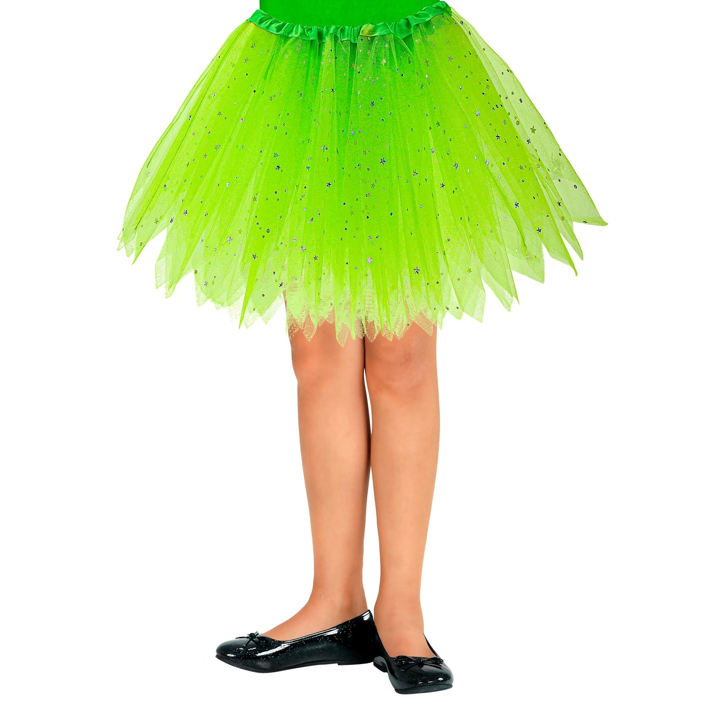 "GRÜNER GLITZERNDER TUTU" 30 cm – Vorderansicht