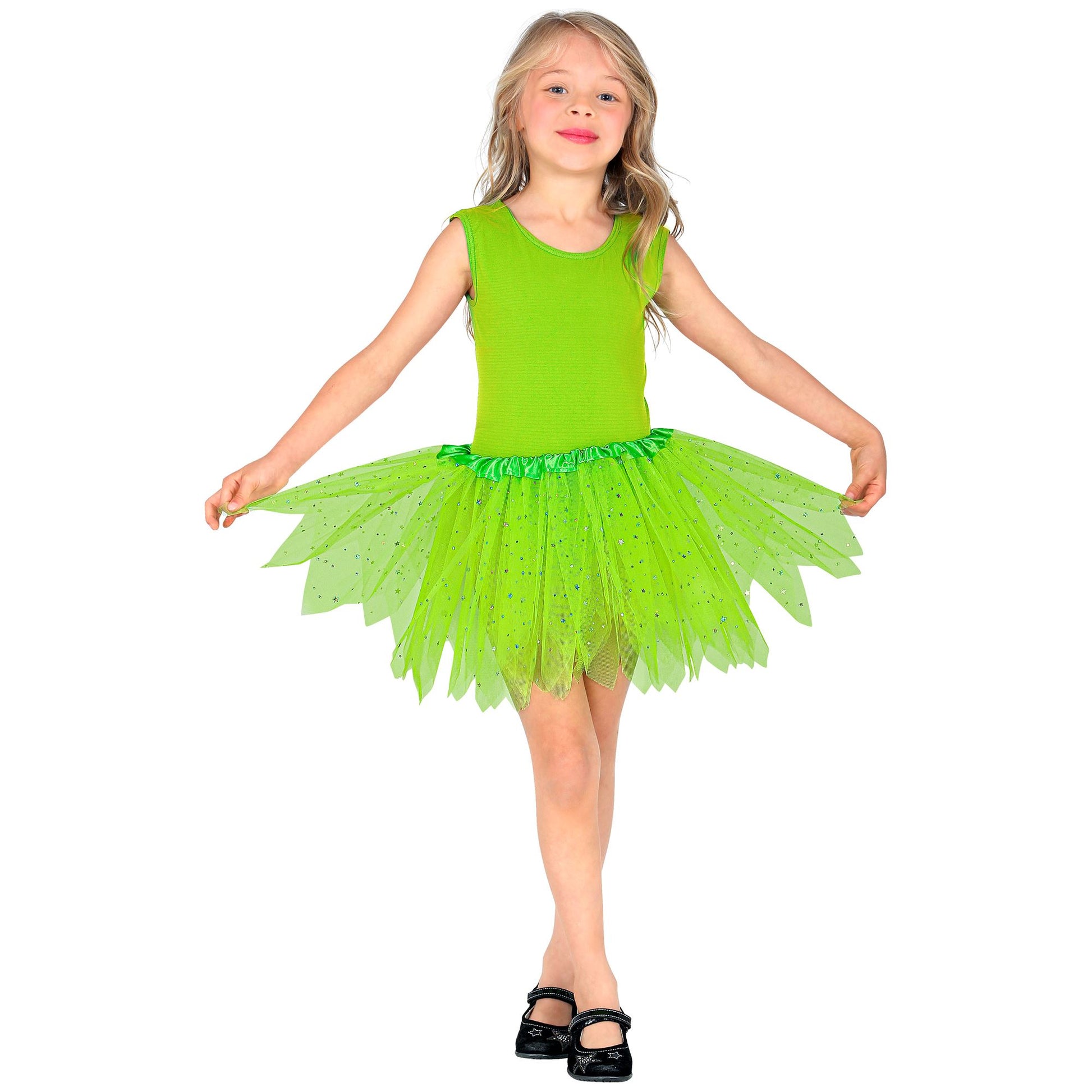 "GRÜNER GLITZERNDER TUTU" 30 cm – Detailansicht