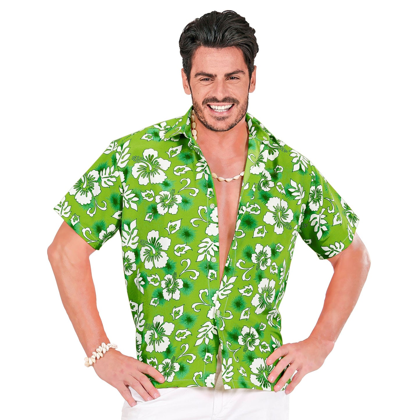 "GRÜNES HAWAIIHEMD" – Vorderansicht