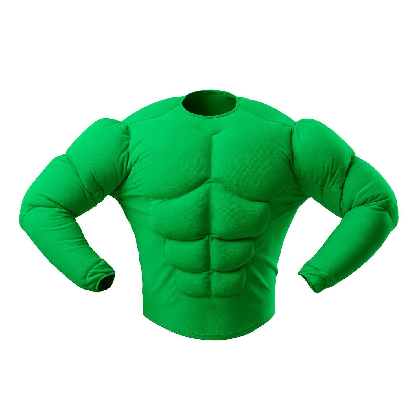 "GRÜNES SUPER- MUSKELSHIRT" – Detailansicht