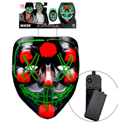 "GRUSELIGE GRÜNE LED-MASKE" – Ansicht 5