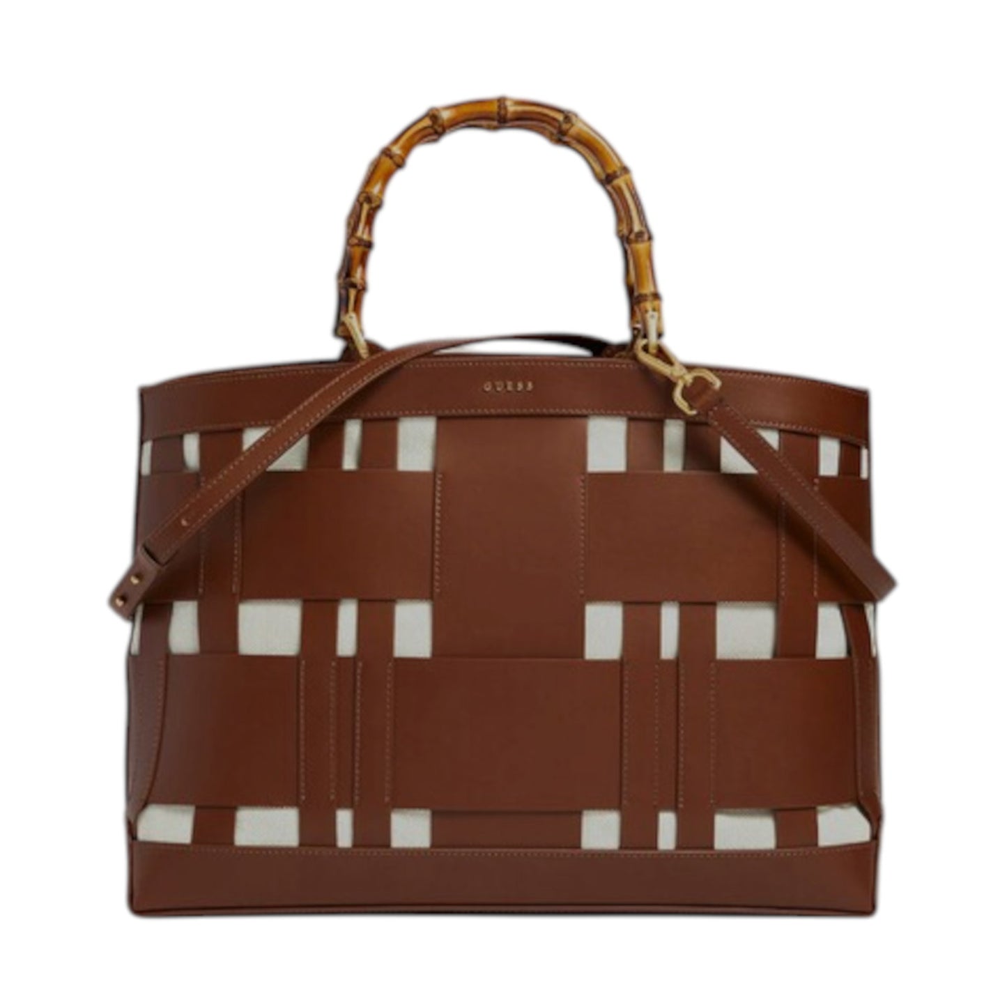 Guess, Aida, Textiltasche, Dunkelbraun, HWAIDWL2301, Für Frauen, 28 x 33 x 22 cm
