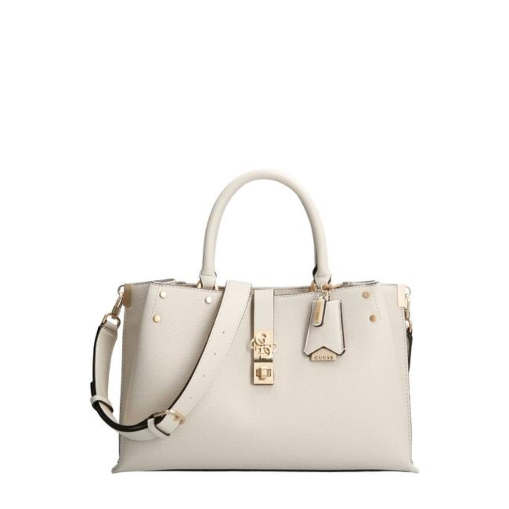 Guess, Albury, Kunstleder, Textiltasche, Weiß, Für Frauen, 31,5 x 22 x 13,5 cm