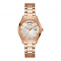 GUESS AURA GW0047L2 Day & Date Armbanduhr 36 mm Gold ansicht-2