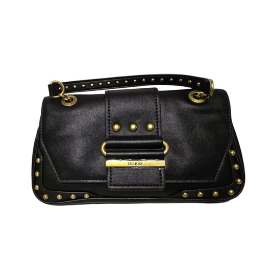 Guess Guess, Belle, Kunstleder, Gürtel, Magnetclip, Textil-Umhängetasche, Schwarz, VG774421, 29 x 15 x 4 cm, Für Frauen Regul