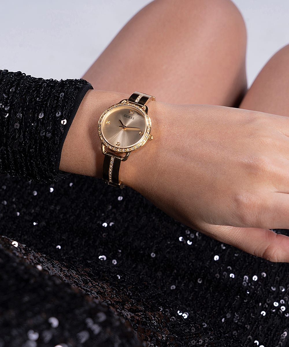 GUESS BELLINI GW0022L2 Only Time - Armbanduhr 30 mm Gold ansicht-5