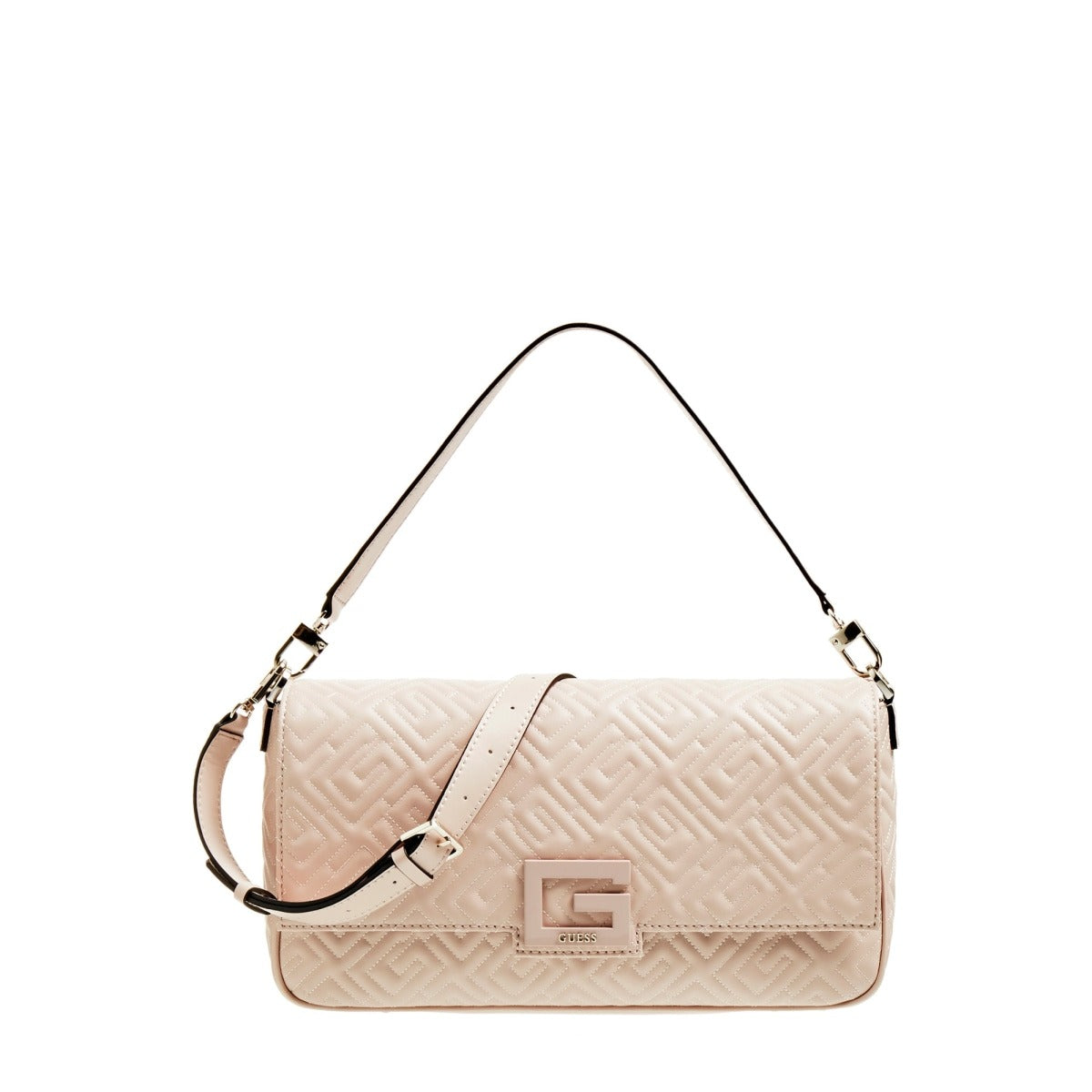 Guess, Brightside, Polyurethan, Textiltasche, Schultertasche, Palisander, Für Frauen