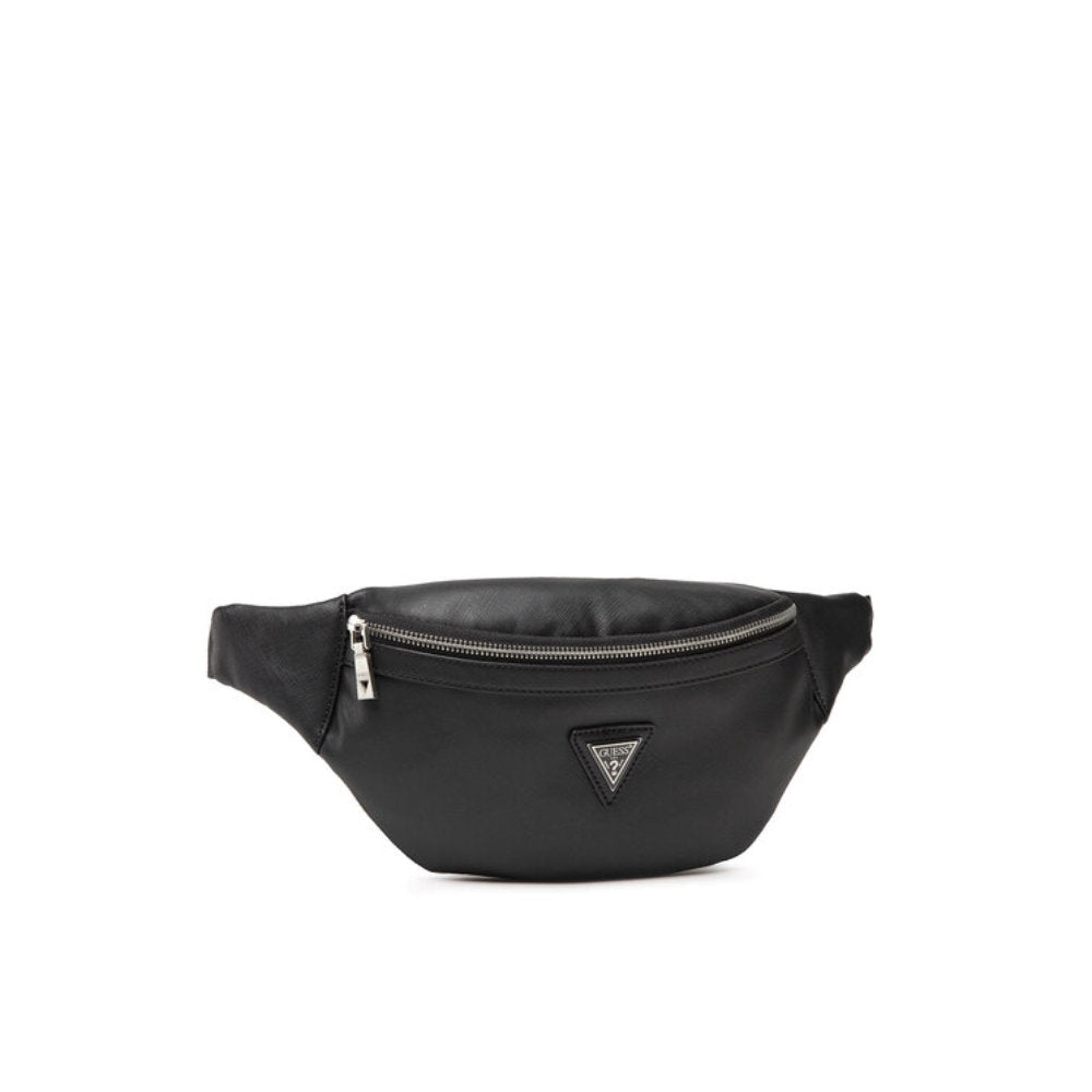 Guess, Certosa, Kunstleder, Textil-Bauchtasche, hmcrts p1330, Schwarz, 28 x 14 x 8 cm, Für Männer