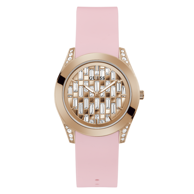 GUESS CLARITY GW0109L2 Only Time Armbanduhr 39 mm Gold ansicht-2