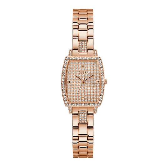 GUESS CRYSTALS GW0611L3 Only Time - Armbanduhr 25 mm Gold