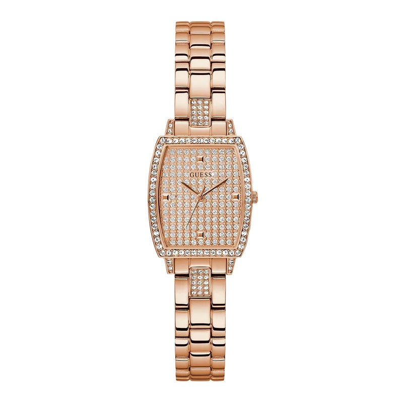GUESS CRYSTALS GW0611L3 Only Time Armbanduhr 25 mm Gold