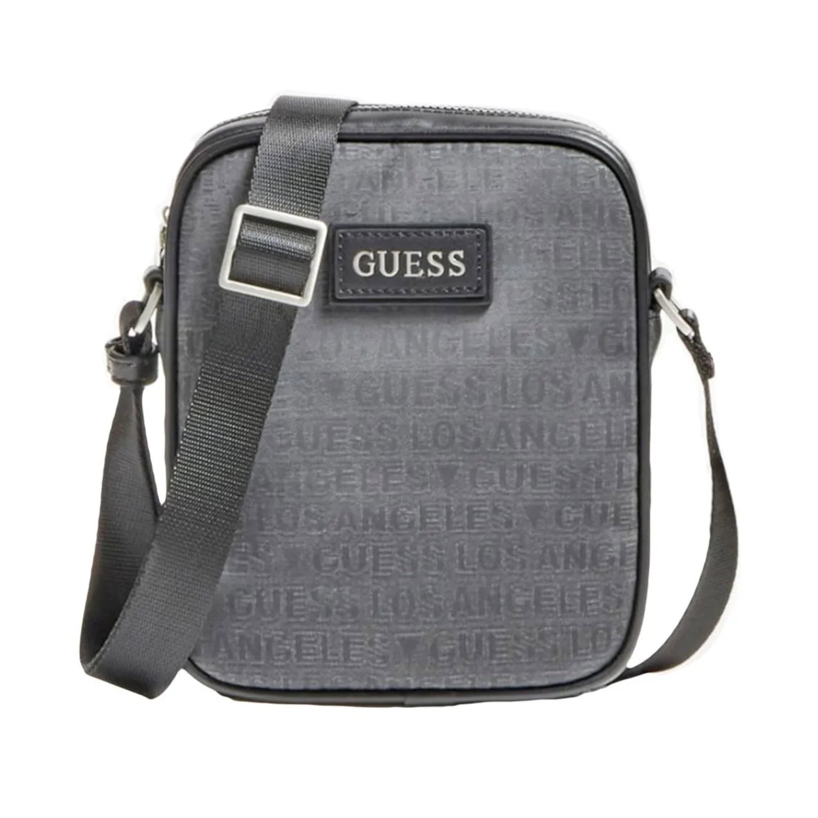 Guess Guess, Dan, Dokumenteninhaber, Textil-Umhängetasche, Schwarz, HMDLJCP0317, Für Männer Regular