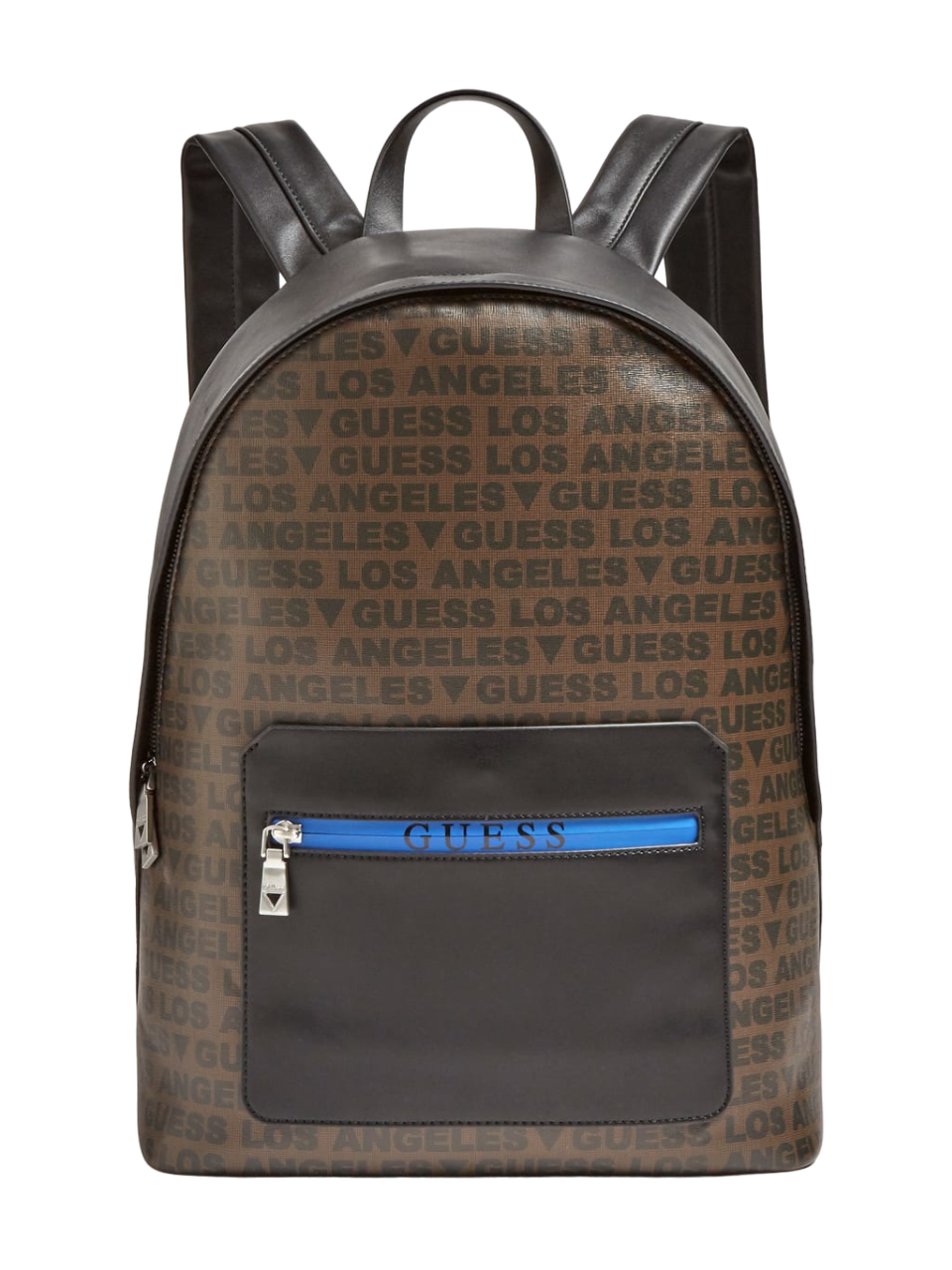 Guess, Dan, Kunstleder, Textilrucksack, Schwarz/Braun, Für Männer