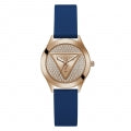 GUESS GLITZ PLAQUE GW0745L4 Only Time Armbanduhr 34 mm Gold ansicht-2