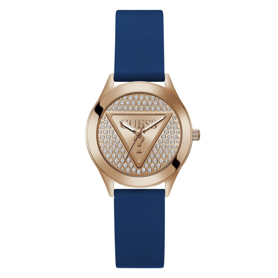 GUESS GLITZ PLAQUE GW0745L4 Only Time Armbanduhr 34 mm Gold