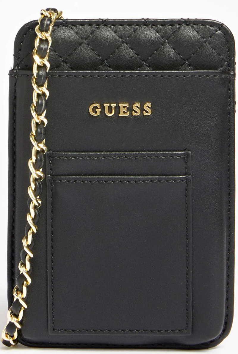 Guess, Guess, Polyurethan, Textiltasche, Handytasche, Schwarz, PW1510P2301, Für Frauen, 16,5 x 3 x 11 cm