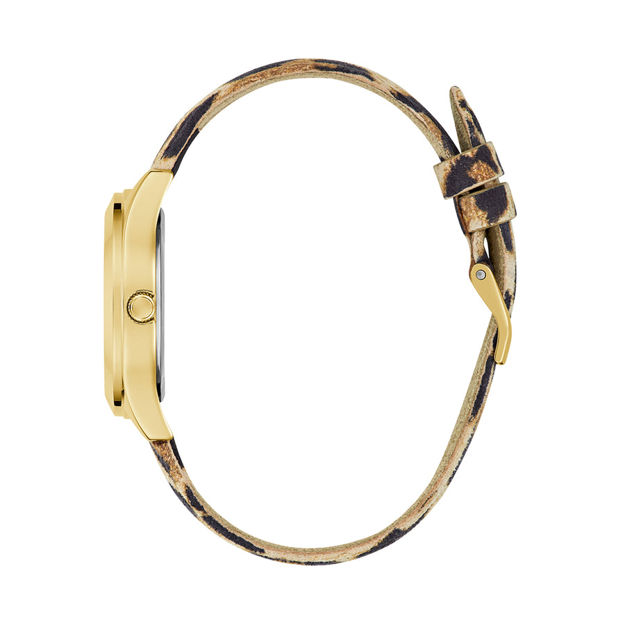 GUESS GW0745L2 Only Time Armbanduhr 34 mm Gold ansicht-2