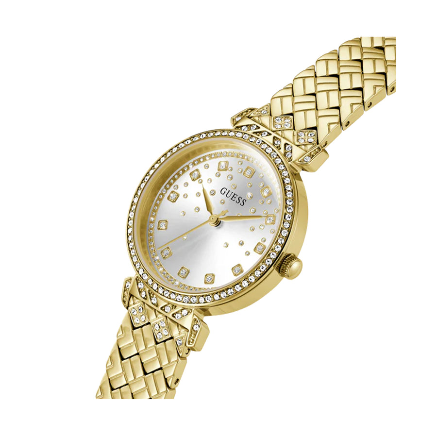 GUESS GW0763L2 Only Time Armbanduhr 32 mm Gold ansicht-2