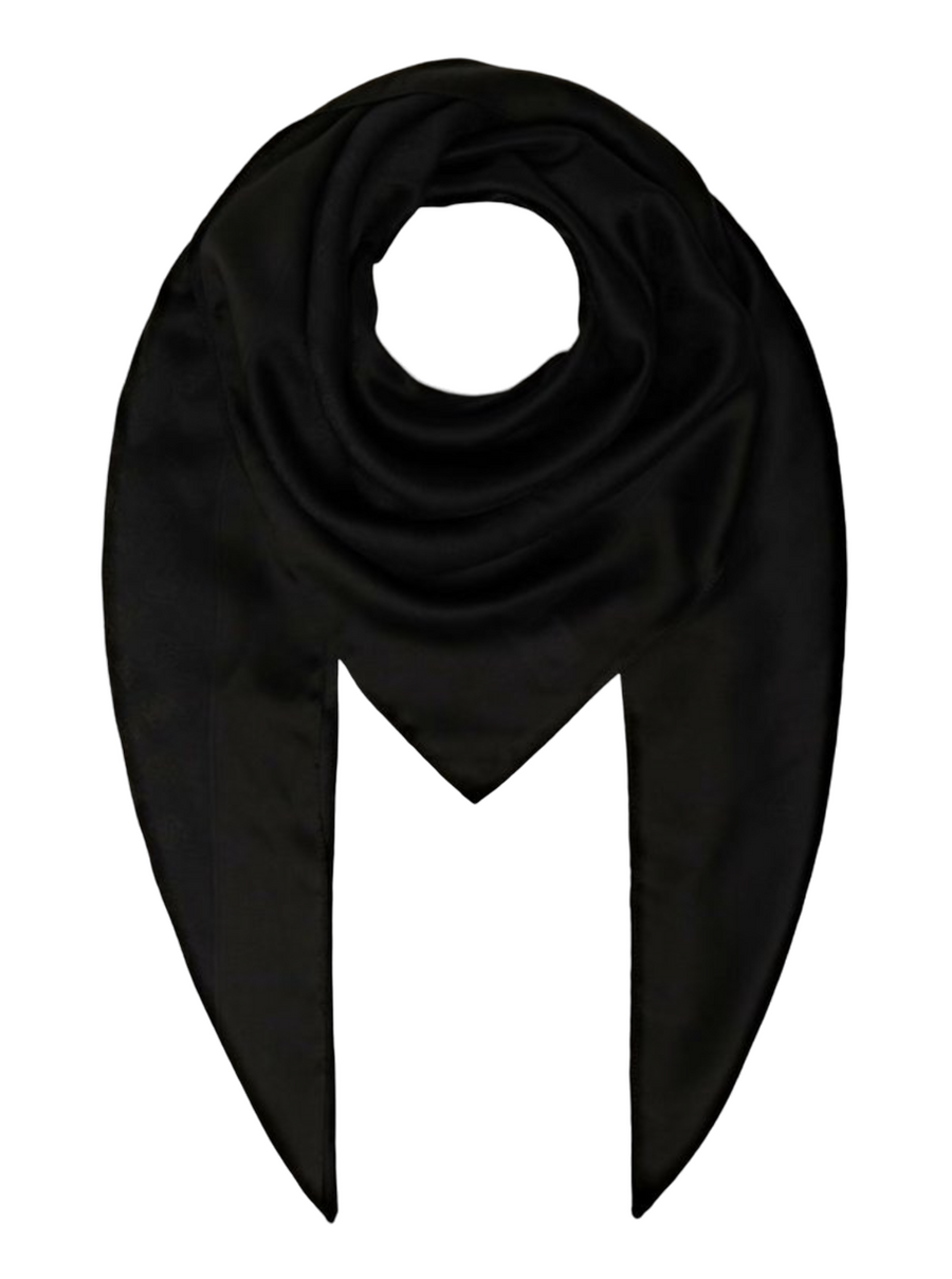 Guess Helaina Kefiah Schal schwarz mit 4G-Logo, 135 x 135 cm