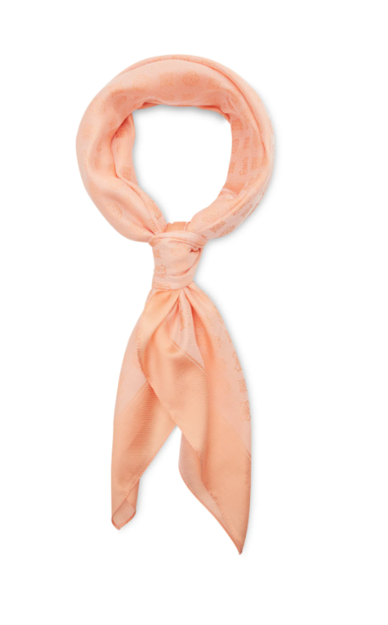 Guess Guess, Helaina Kefiah, Textilschal, Koralle, 4G-Logo, AW8850 POL03, 135 x 135 cm, Für Frauen Regular