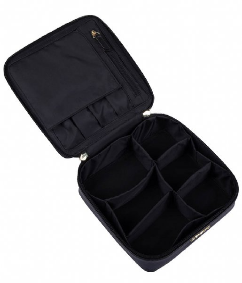 Guess Guess, Holdall, Kunstleder, Textiltasche, Schmuckkästchen, Schwarz, Für Frauen, 18 x 6 x 18 cm Regular
