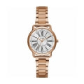 GUESS JACKIE W1148L3 Only Time Armbanduhr 34 mm Gold ansicht-2