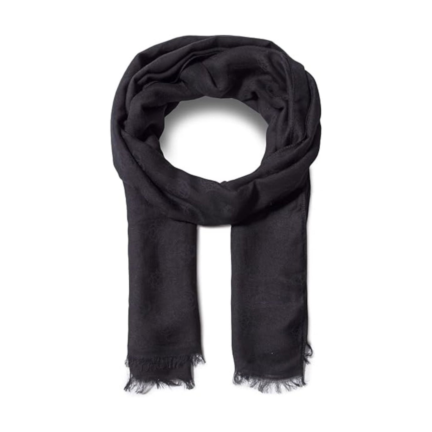 Guess, Ninette Jacquard, Textilschal, Schwarz, 8 x 180, Für Frauen