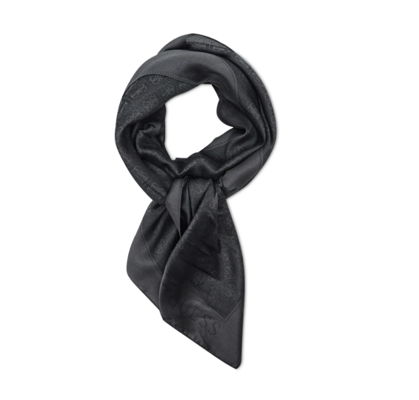 Guess Guess, Rossana, Textilschal, Kohle, 4G-Logo, AW8851 POL03, 135 x 135 cm, Für Frauen Regular