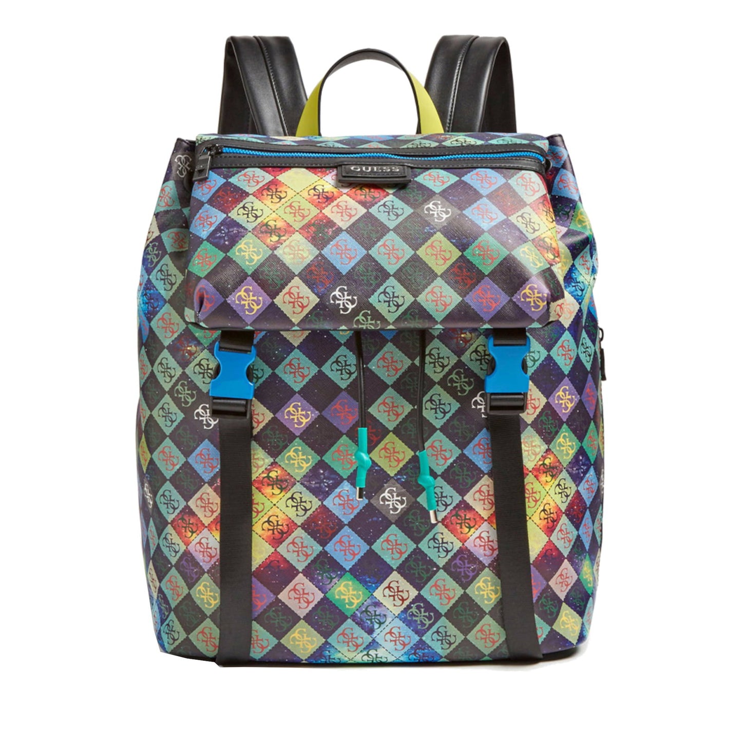 Guess, Salameda, Polyester, Textilrucksack, Schwarz, Laptopfach, HMSLSPP0305, Unisex