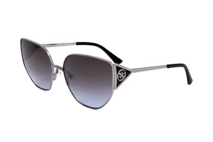 GUESS SUNGLASSES GU7875 SHINY LIGHT NICKELTIN GU7875-10W 60-16-125 Sonnenbrille ansicht-2