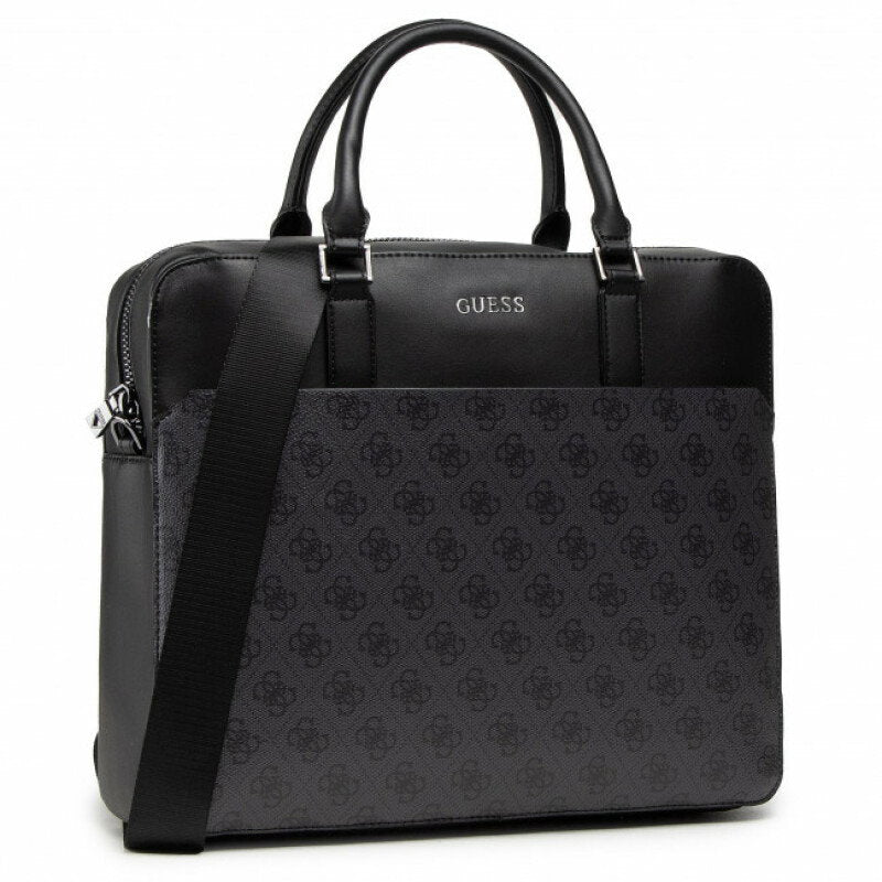 Guess, Vezzola, Textiltasche, Schwarz, Unisex
