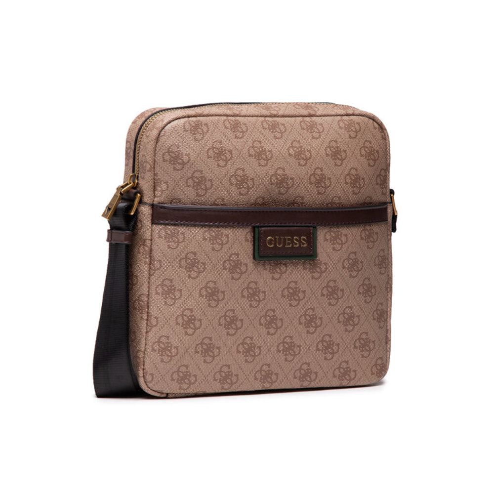 Guess Guess, Vezzola, Dokumenteninhaber, Textil-Umhängetasche, Braun, Für Frauen Regular
