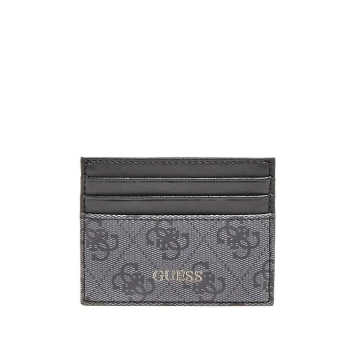 Guess, Vezzola, Leder-Kartenhalter, Schwarz, Für Männer