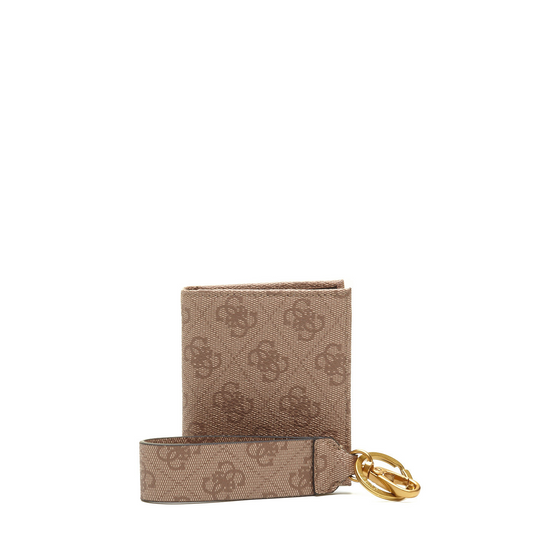 Guess Setzen, Guess, Vezzola, Textilbrieftasche, Schlüsselanhänger mit 4G-Logo, GBOX SM BFLD MIT CP&KRN, Beige, Für Männer Re