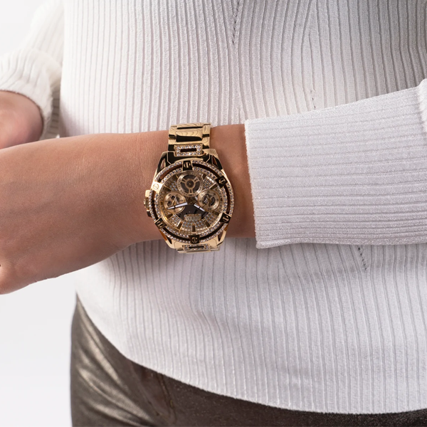 GUESS WATCHES GW0464L2 Day - Date - 24H - Armbanduhr 40 mm Gold ansicht-4