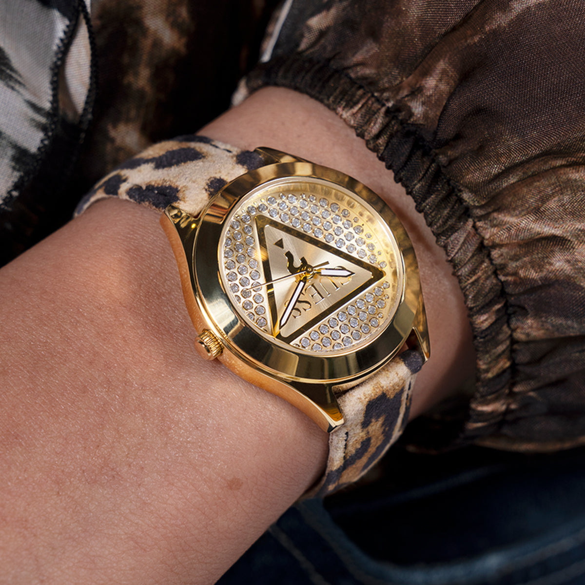 GUESS WATCHES GW0745L2 Only Time - Armbanduhr 34 mm Gold ansicht-5