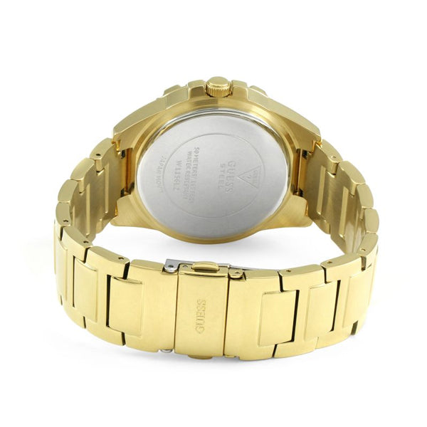 GUESS WATCHES W1156L2 Day - Date - 24H - Armbanduhr 40 mm Gold ansicht-5