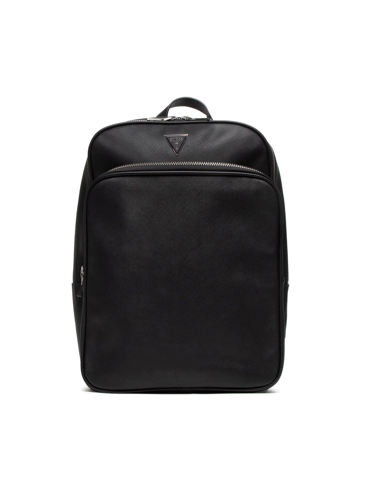 Guess, Zaino, Kunstleder, Textilrucksack, Schwarz, HMECRN, Für Männer