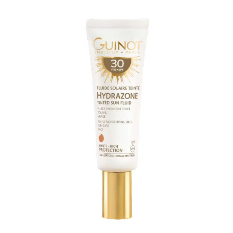 Guinot, Hydrazone, Tinted Glow, Before Sun Exposure, Fluid, For Face, SPF 30, 50 ml