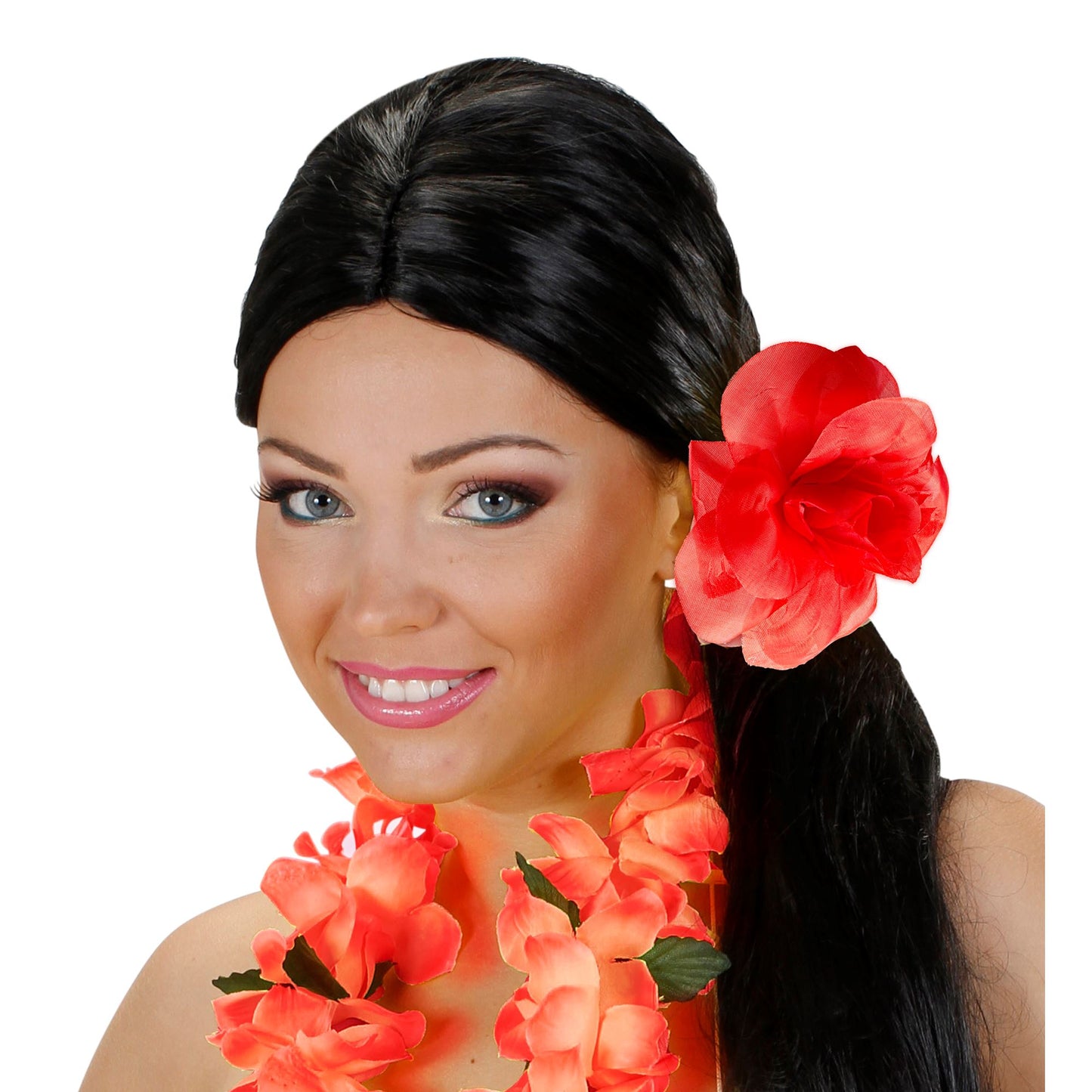 "HAARGUMMI MIT ROTER BLUME" – Ansicht 3